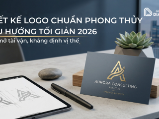 Thiết kế Logo chuẩn phong thủy và xu hướng tối giản 2026: Khai mở tài vận, khẳng định vị thế