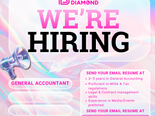 ​ LOA LOA!! DIAMOND TUYỂN DỤNG: KẾ TOÁN TỔNG HỢP  ​