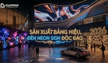 Sản Xuất Bảng Hiệu, Đèn Neon Sign Độc Đáo: Đột Phá Nhận Diện Thương Hiệu 2026
