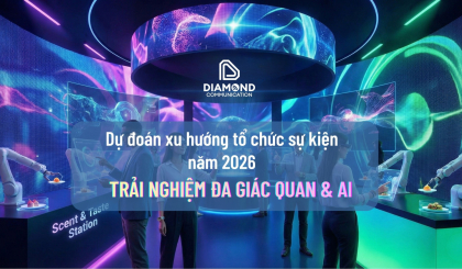 Dự đoán xu hướng tổ chức sự kiện năm 2026: Kỷ nguyên của Trải nghiệm Đa giác quan và AI