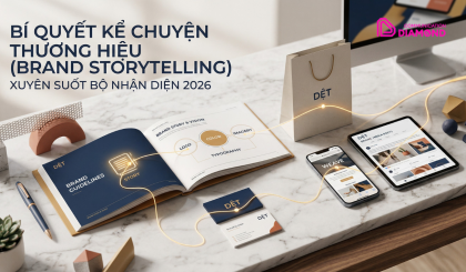 Bí Quyết Kể Chuyện Thương Hiệu (Brand Storytelling) Xuyên Suốt Bộ Nhận Diện 2026