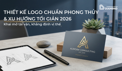 Thiết kế Logo chuẩn phong thủy và xu hướng tối giản 2026: Khai mở tài vận, khẳng định vị thế