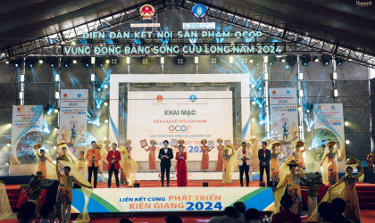 DIỄN ĐÀN KẾT NỐI SẢN PHẨM OCOP VÙNG ĐỒNG BẰNG SÔNG CỬU LONG 2024 TẠI KIÊN GIANG