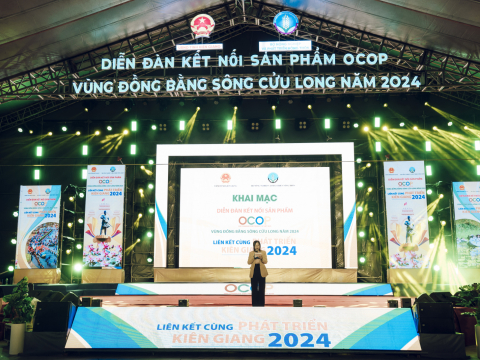  DIỄN ĐÀN KẾT NỐI SẢN PHẨM OCOP VÙNG ĐỒNG BẰNG SÔNG CỬU LONG 2024 TẠI KIÊN GIANG
