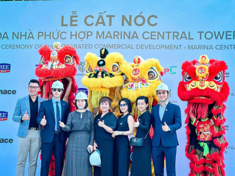 Lễ cất nóc toà nhà phức hợp Marina Central