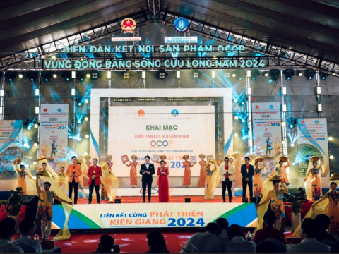 DIỄN ĐÀN KẾT NỐI SẢN PHẨM OCOP VÙNG ĐỒNG BẰNG SÔNG CỬU LONG 2024 TẠI KIÊN GIANG