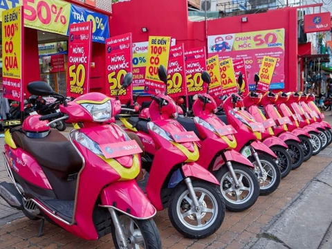 ROADSHOW XE ĐẠP XE MÁY DO DIAMOND TỔ CHỨC