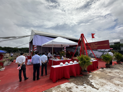 Lễ động thổ công ty Honesty Lighting Vietnam factory