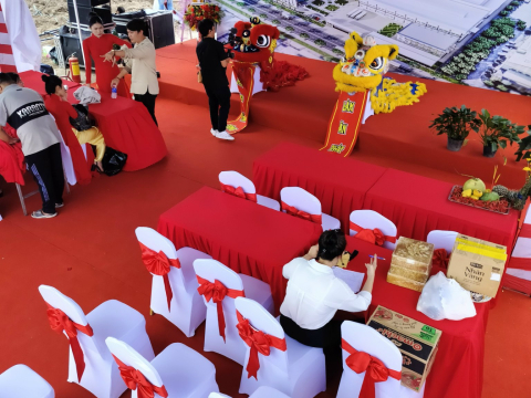 Lễ động thổ công ty Honesty Lighting Vietnam factory