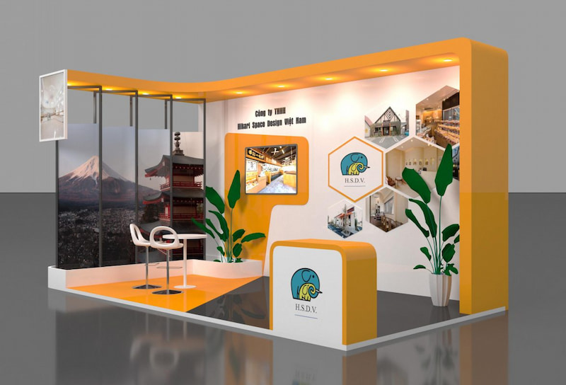 Thiết kế gian hàng hội chợ