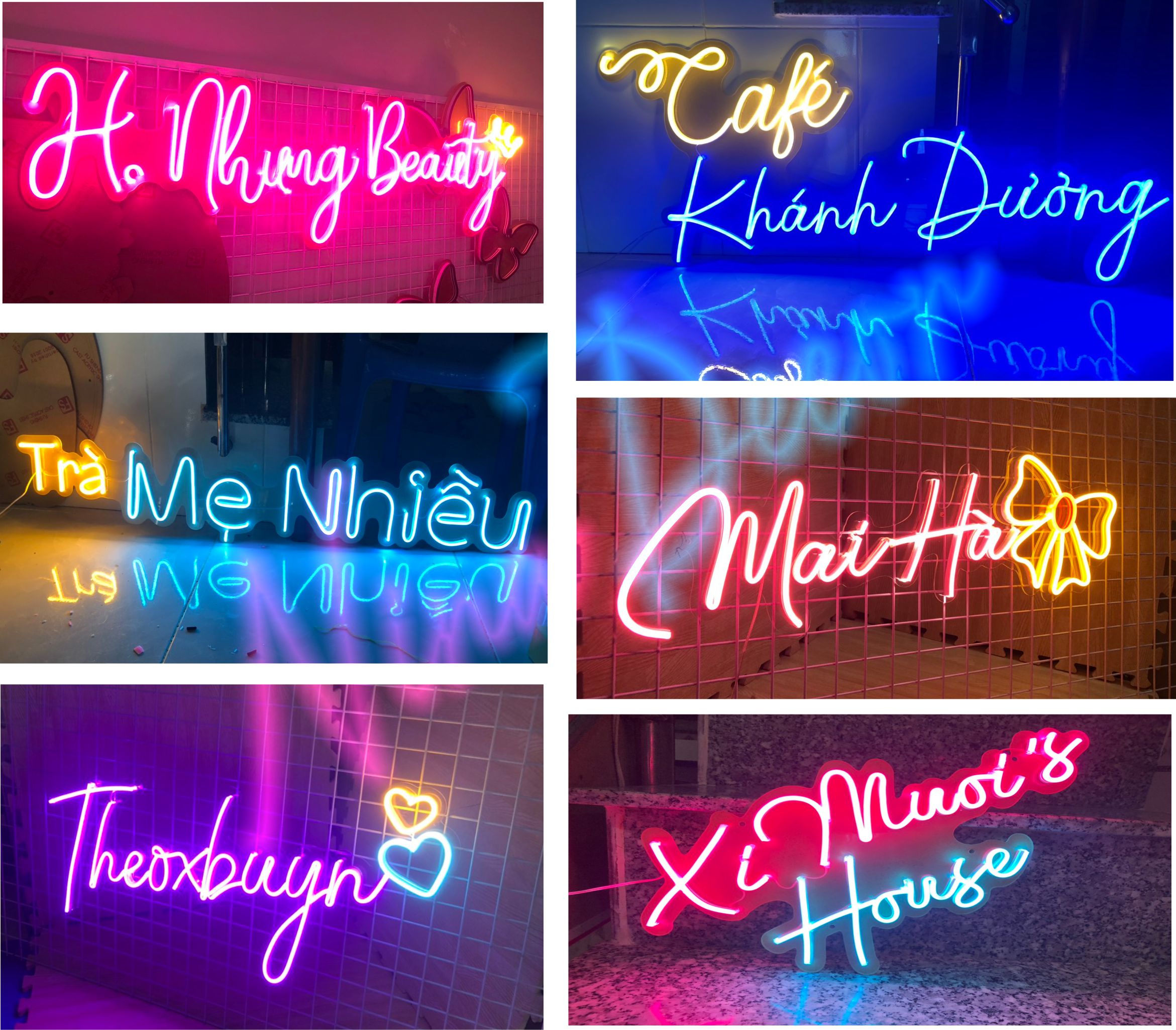 Sản Xuất Bảng Hiệu, Đèn Neon Sign Độc Đáo